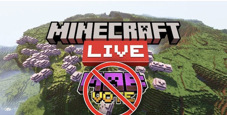 ماب ووت دیگر بخشی از ماینکرفت لایو (Minecraft Live) نخواهد بود.